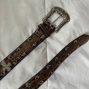 ariat bedazzled belt